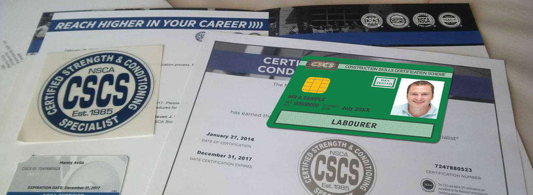 What is CSCS card Certification