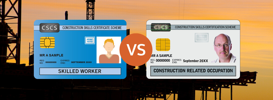 Blue Card Vs White CSCS Card for Construction Workers