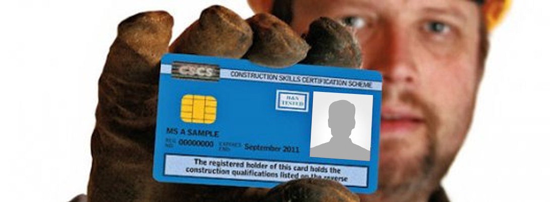 blue CSCS card