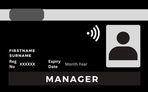 Black Manager Card