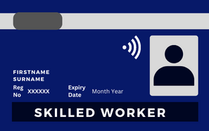 Blue Skilled worker