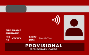 Provisional CSCS Card